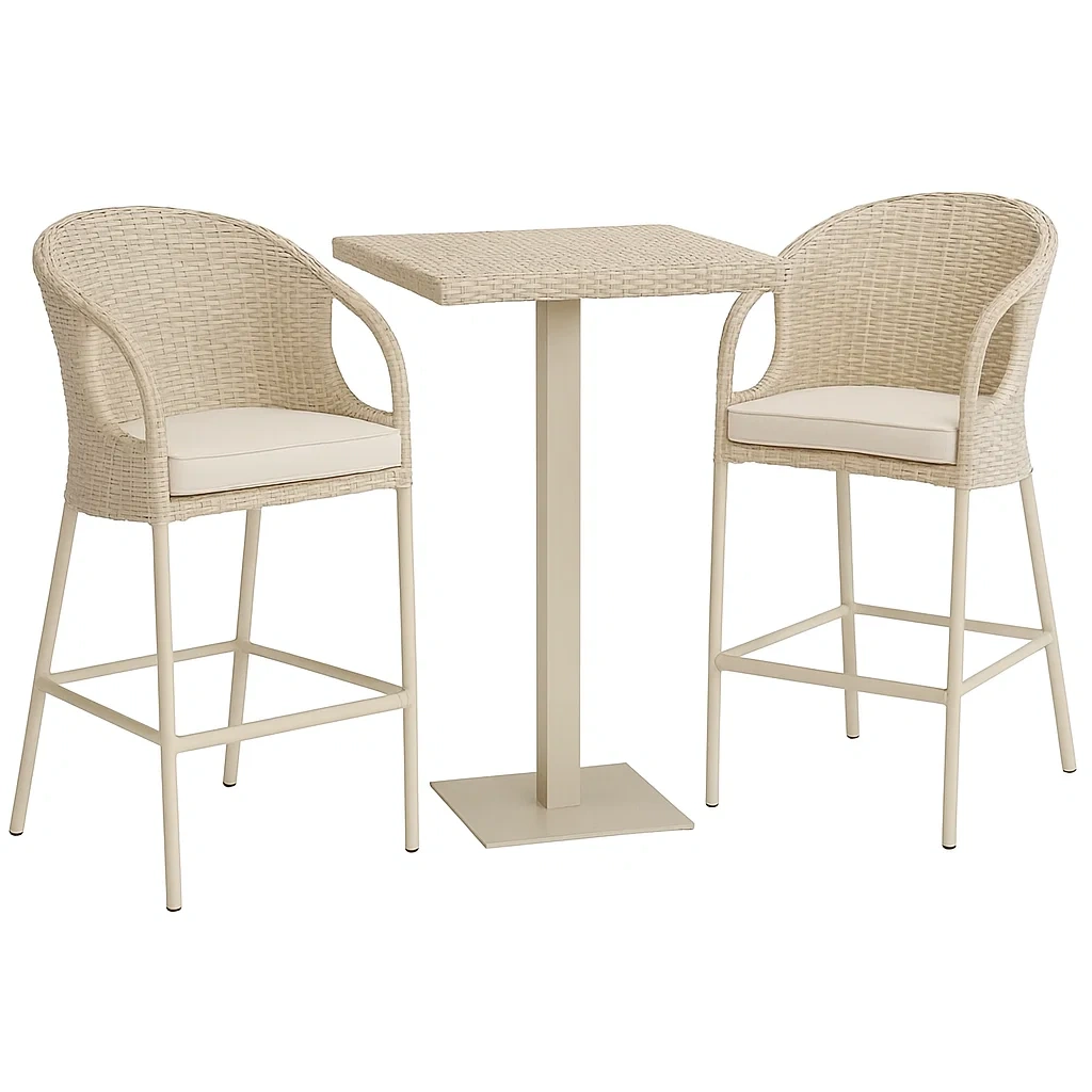 Mobilier de terrasse,Ensemble de bar de terrasse - modafurnix