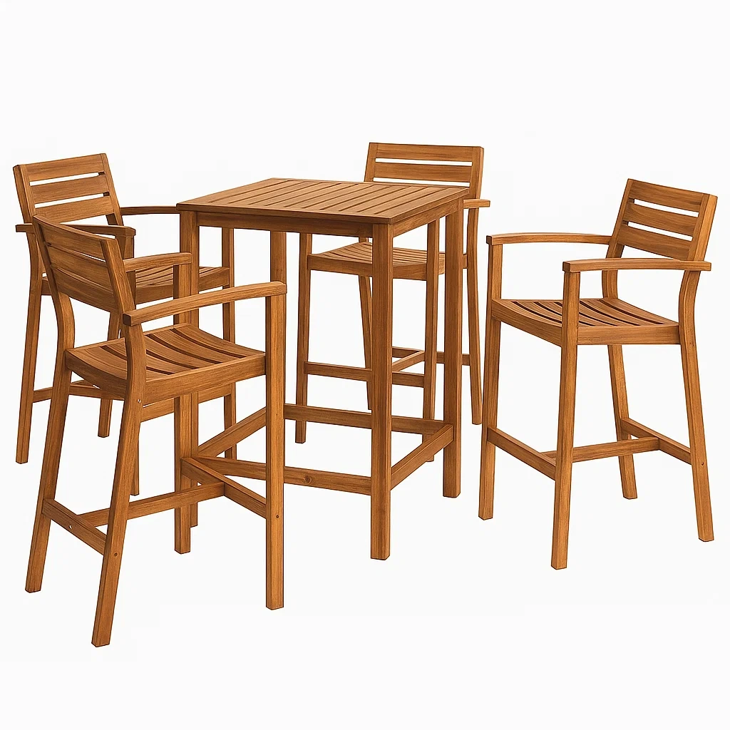 Mobilier de terrasse,Ensemble de bar de terrasse - modafurnix