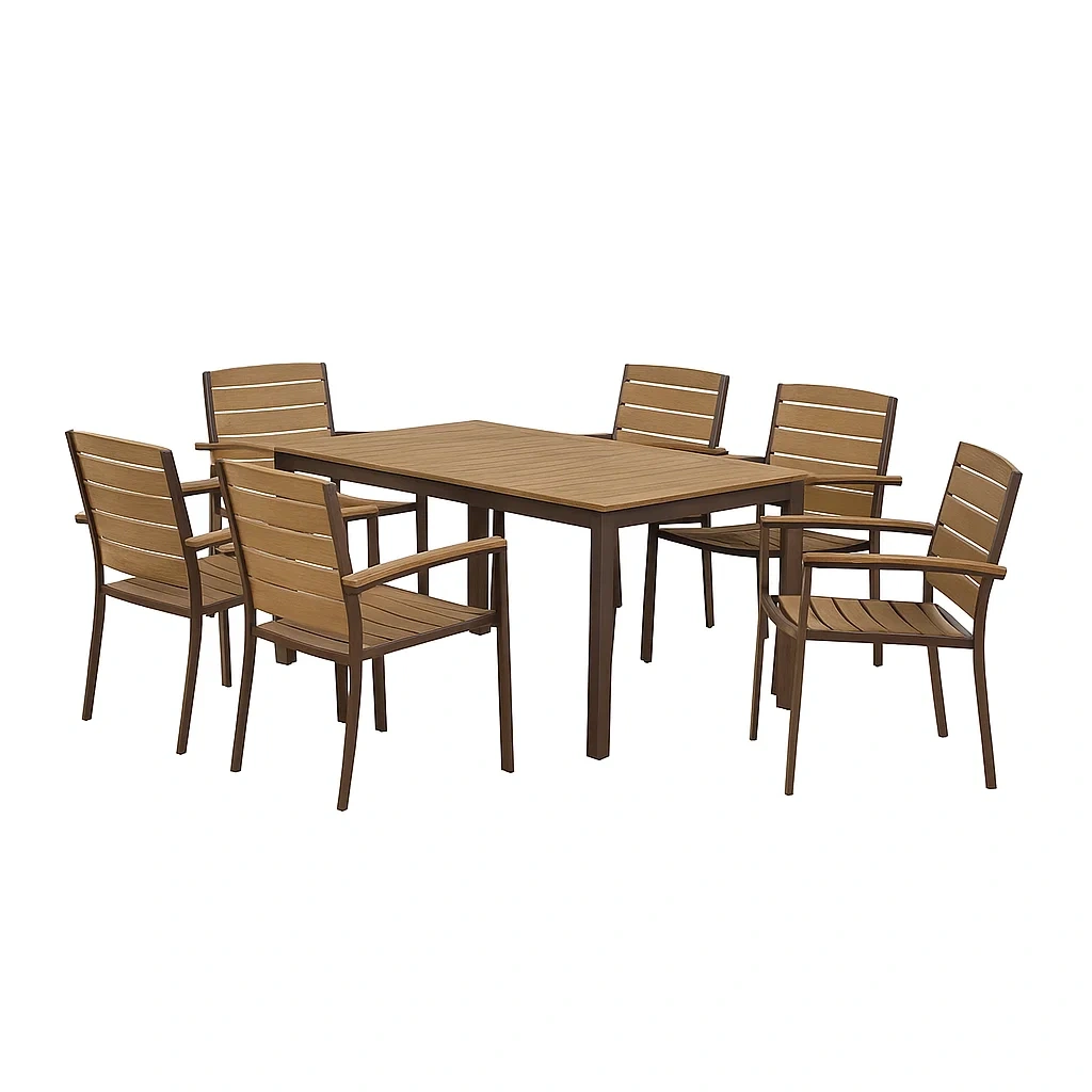 Mobilier de terrasse,Ensemble table et chaises de terrasse - modafurnix