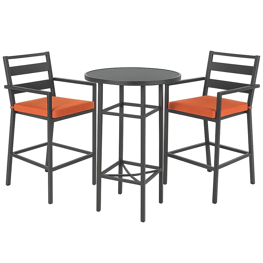 Mobilier de terrasse,Ensemble de bar de terrasse - modafurnix