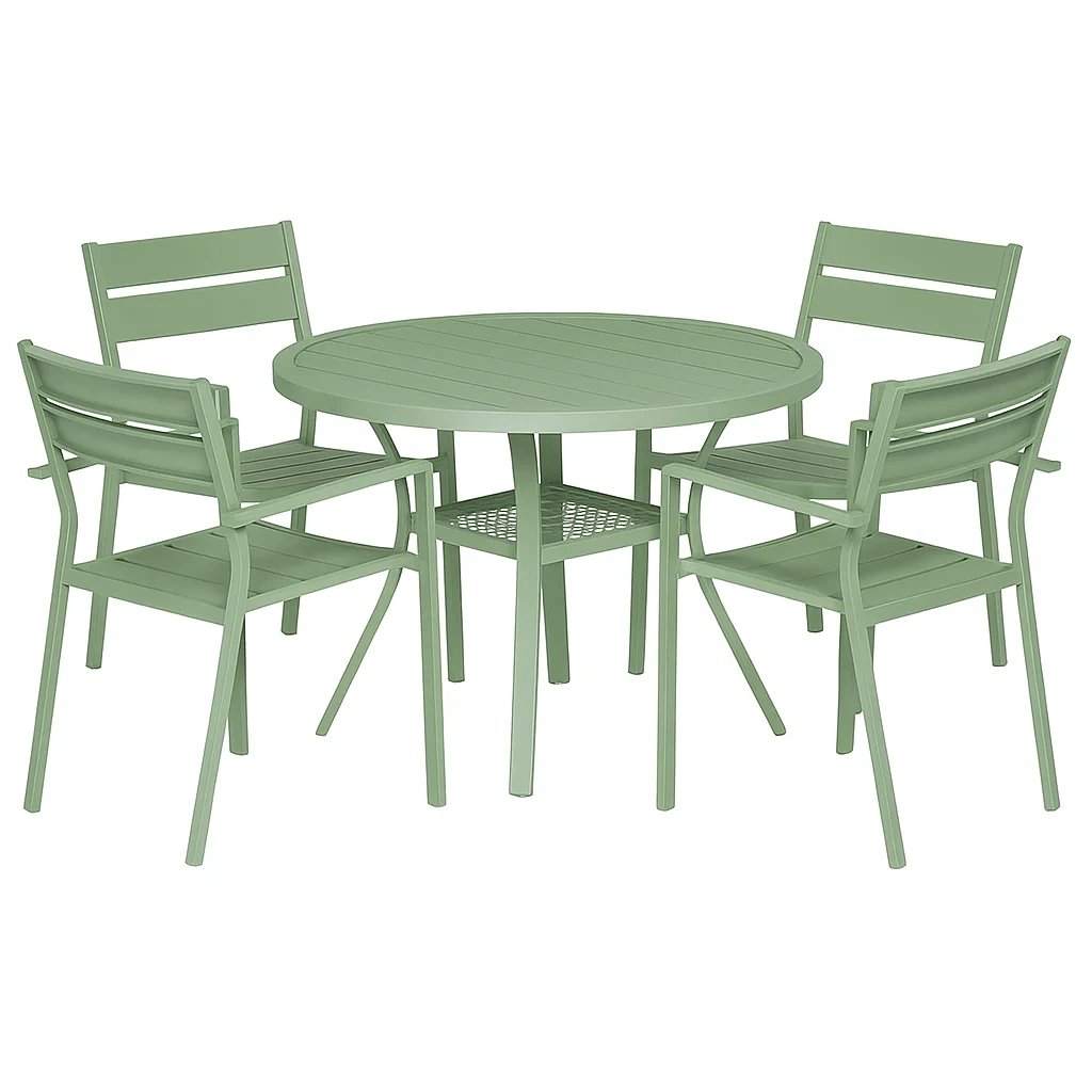 Mobilier de terrasse,Ensemble table et chaises de terrasse - modafurnix