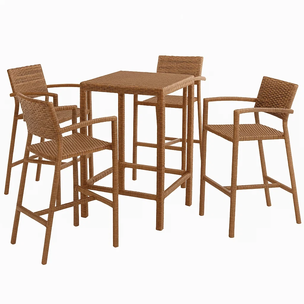 Mobilier de terrasse,Ensemble de bar de terrasse - modafurnix