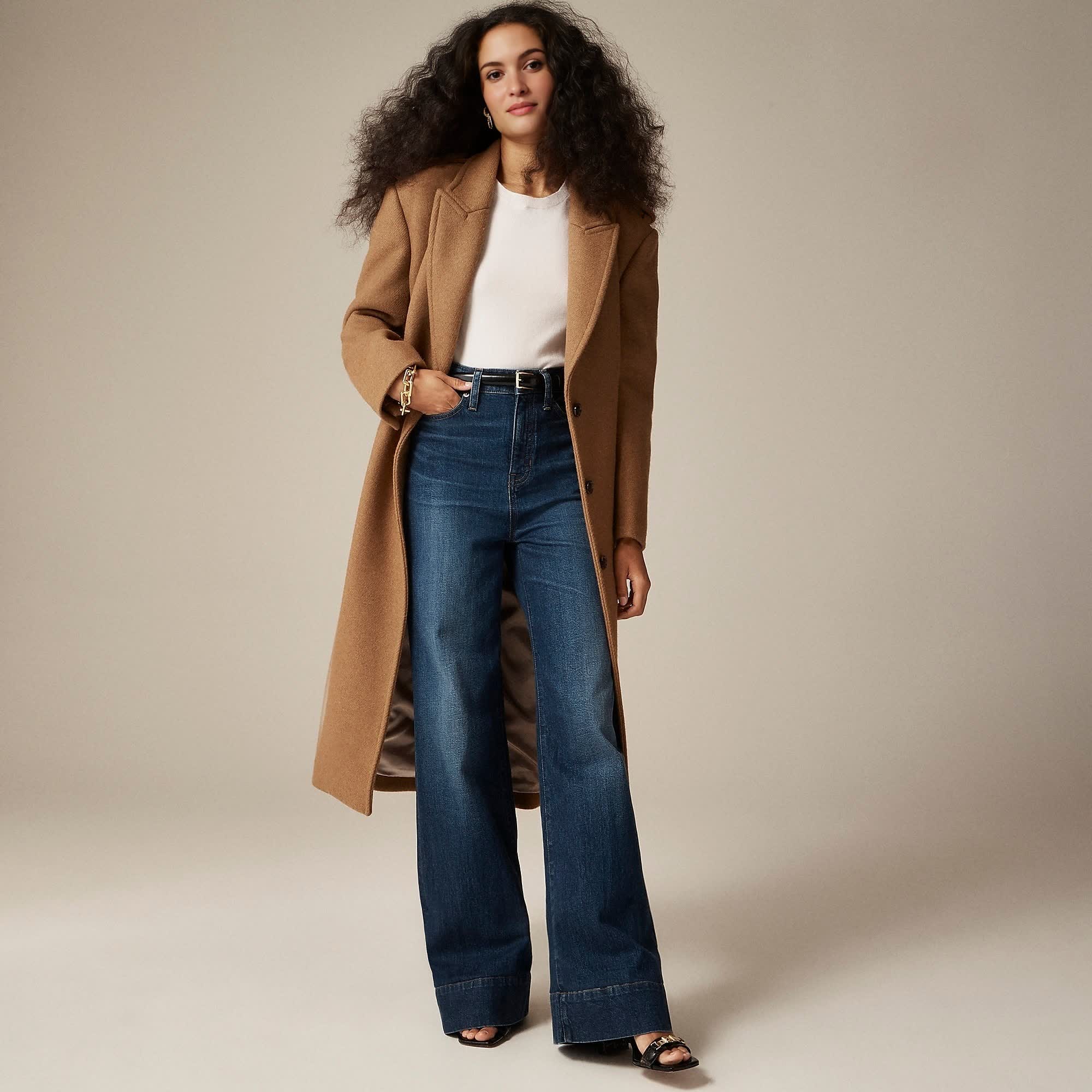 Wide Leg Denim Trouser (Buy 2 Free Shipping)