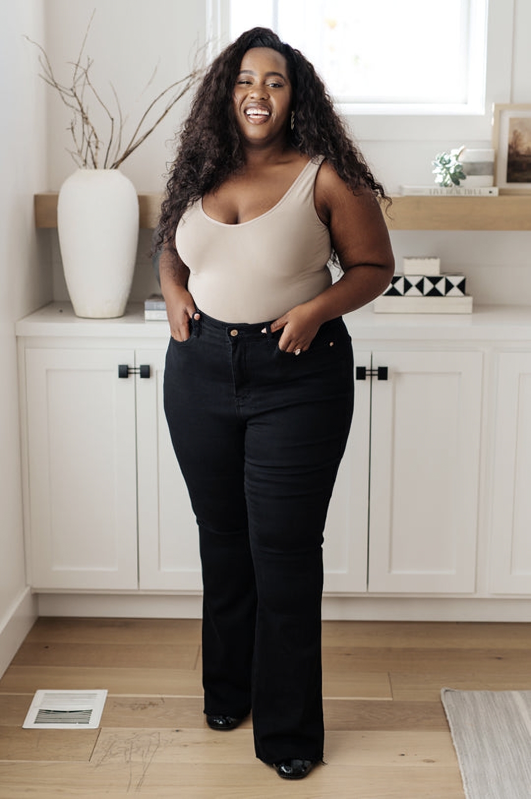 2023 New Mid-Rise Tummy Tuck Bootcut Jeans (Buy 2 Free Shipping)