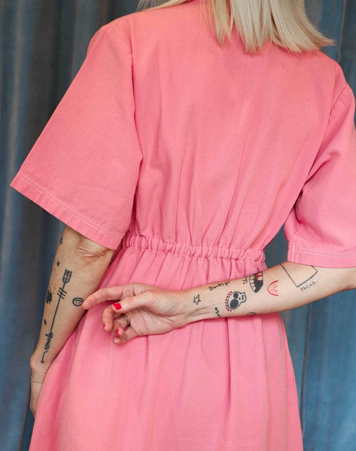 Utility Cinched Zip Dress (Buy 2 Free Shipping)