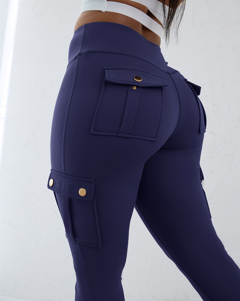 Pocket Design Butt Lifting Active Pants (Buy 2 Free Shipping)