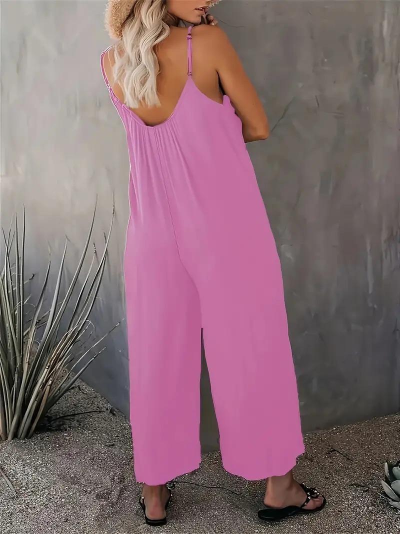 Boho Spaghetti Ruched Jumpsuit, Casual Sleeveless Long Length Wide Leg Jumpsuit, Women's Clothing 55,169 reviews 4.6 All reviews are from verified purchases Item reviews (10,683) Provider reviews (55,169) Top 1% rated in Women's Jumpsuits Small 2 % True