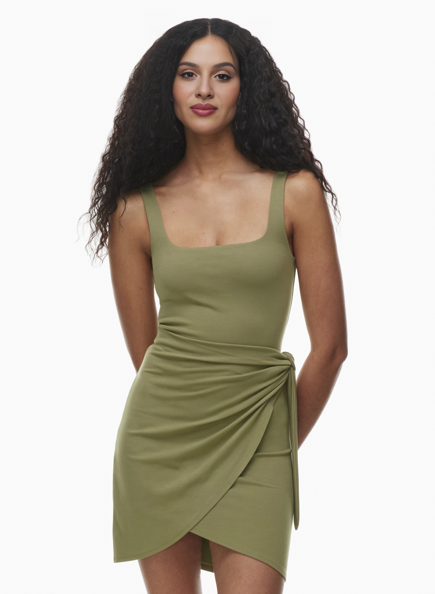 Shaping Wrap Mini Dress (Buy 2 Free Shipping)