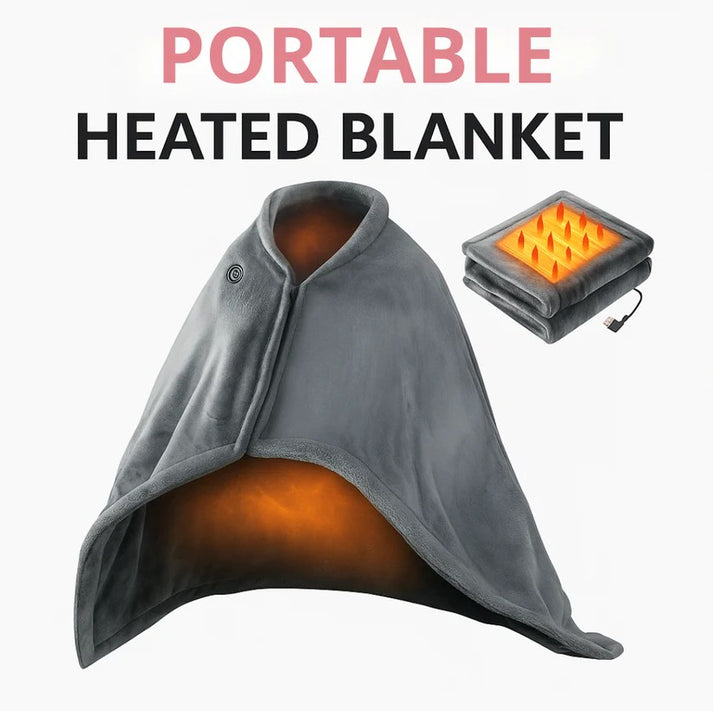 🎅Best Winter Gifts 🔥Favorite Portable Heated Shawl (Buy 2 Free Shipping)