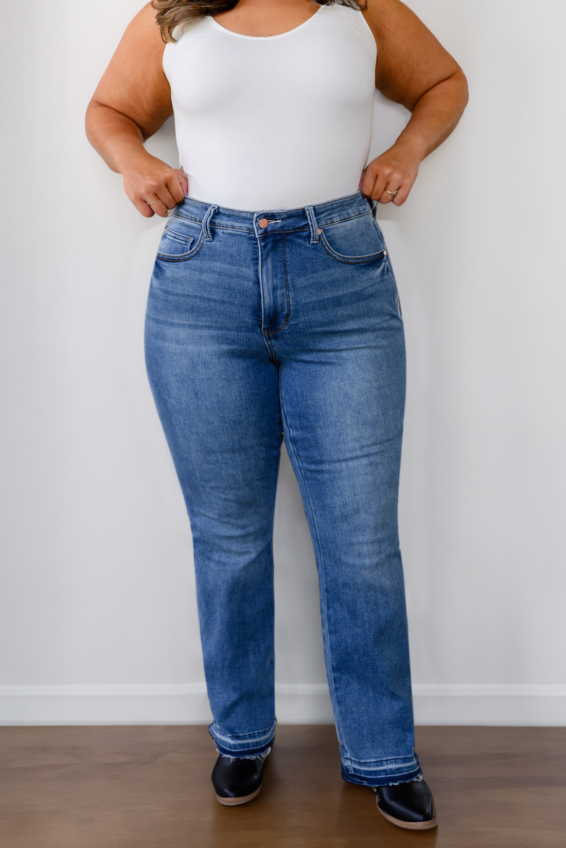 2023 New JUDY High-Rise Tummy Control Bootcut Jeans (Buy 2 Free Shipping)