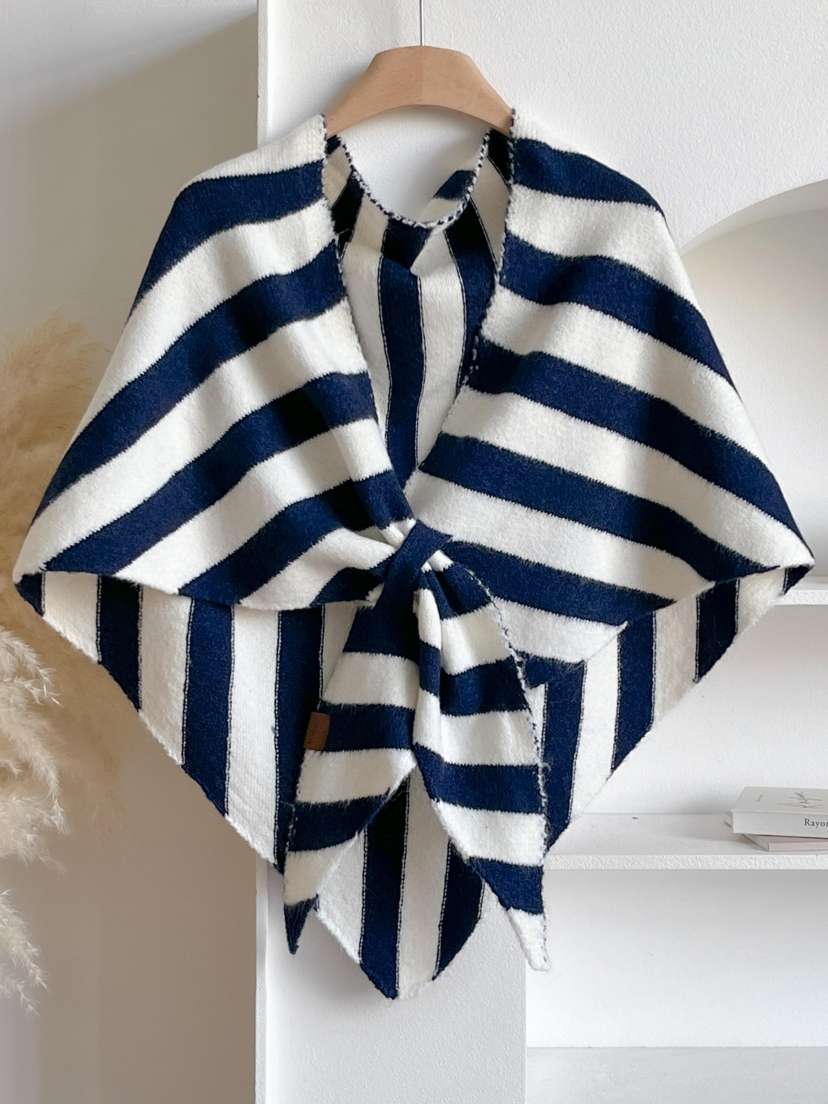 Women's Trendy Solid Knitted Shawl, Casual Soft Comfortable Scarf for Daily Wear, Fashion Accessories for Women & Girls