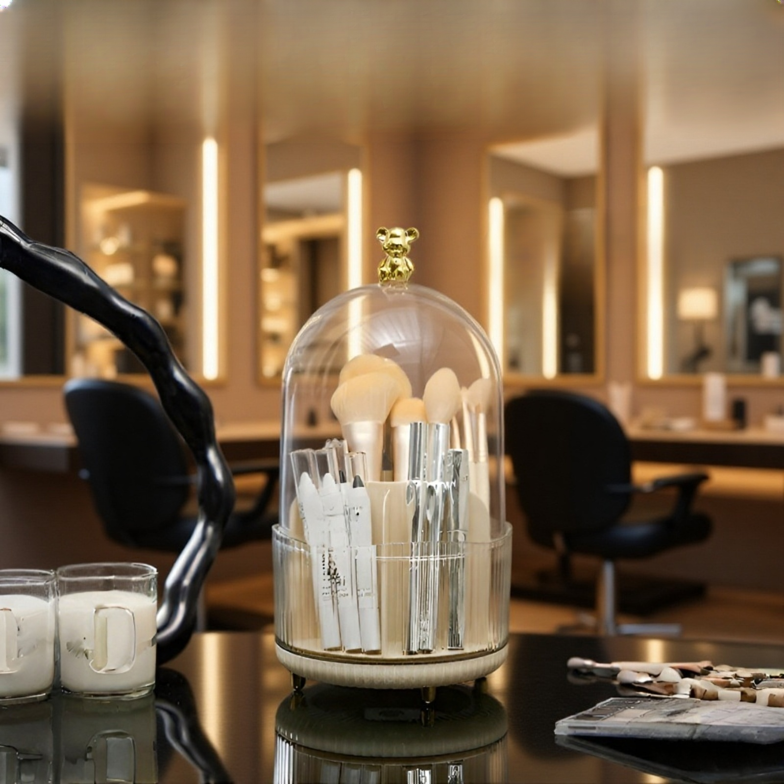 Bärenförmiger Aufbewahrungsbox für Kosmetikartikel