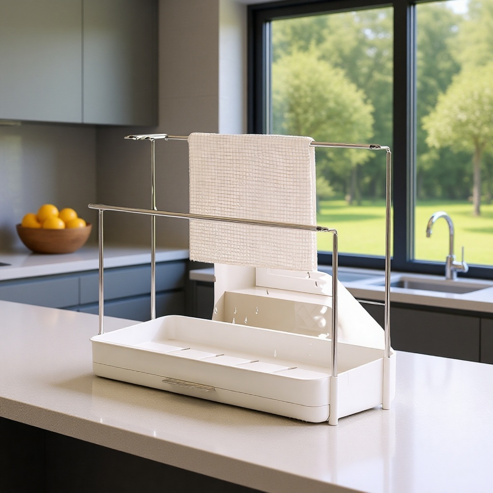 Praktischer Schwammabtropfständer