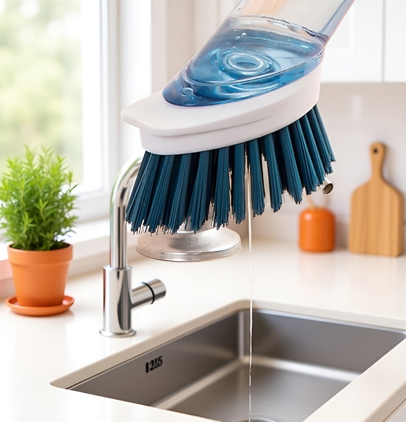 Ergonomischer langer Griff für komfortables Spülen