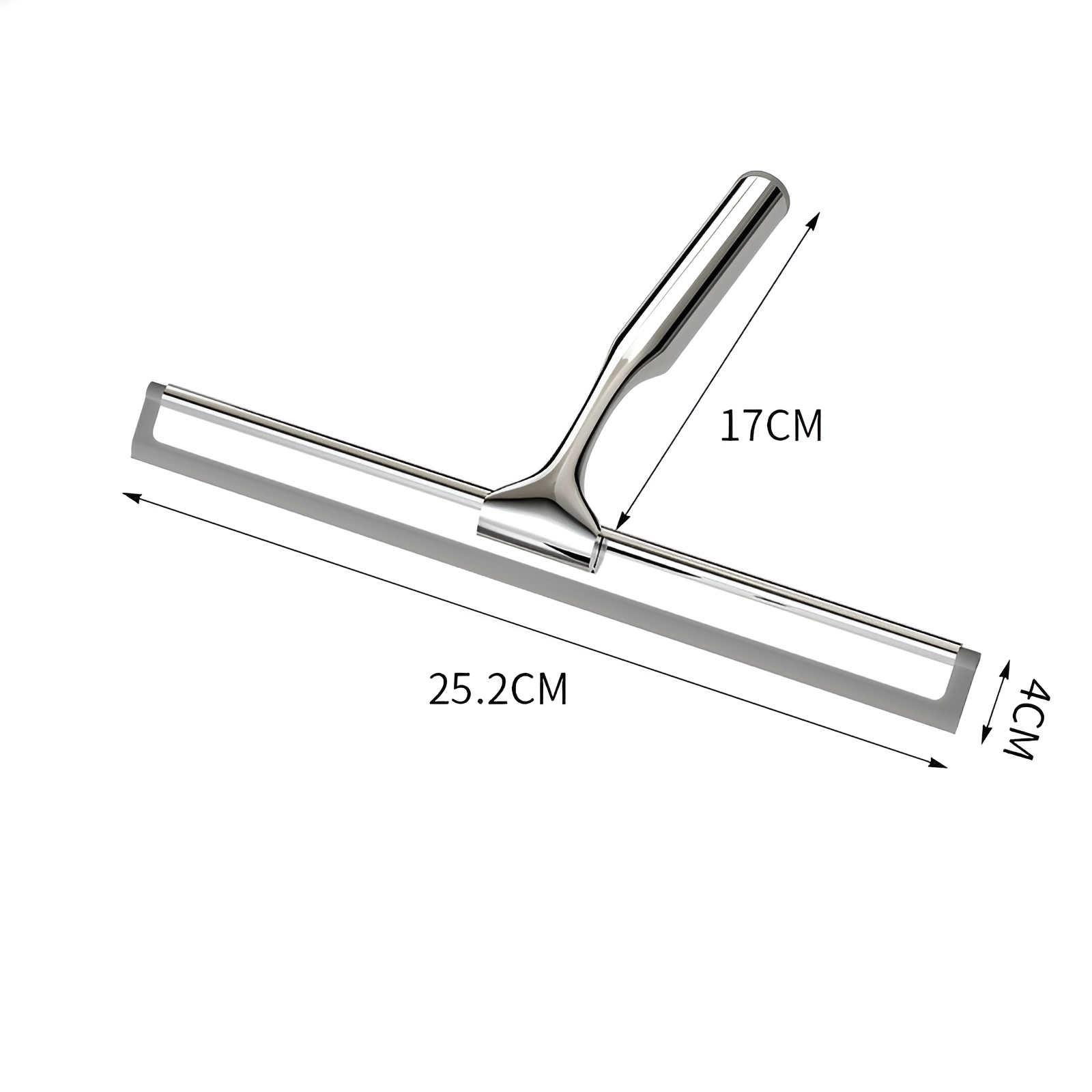 Glasreinigungsartefakt Badezimmerspiegelreinigung Zinklegierung Haushaltsglaswischer Autofensterwisc