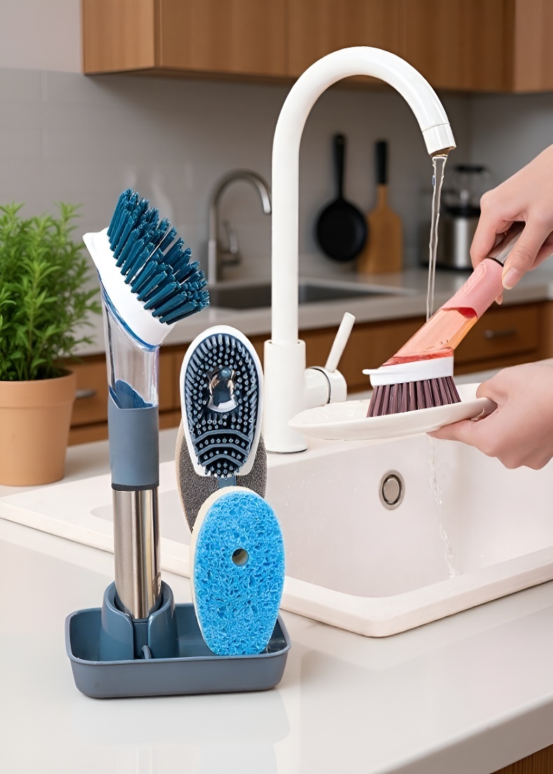 Automatische Flüssigkeitstopfbürste für die Küche