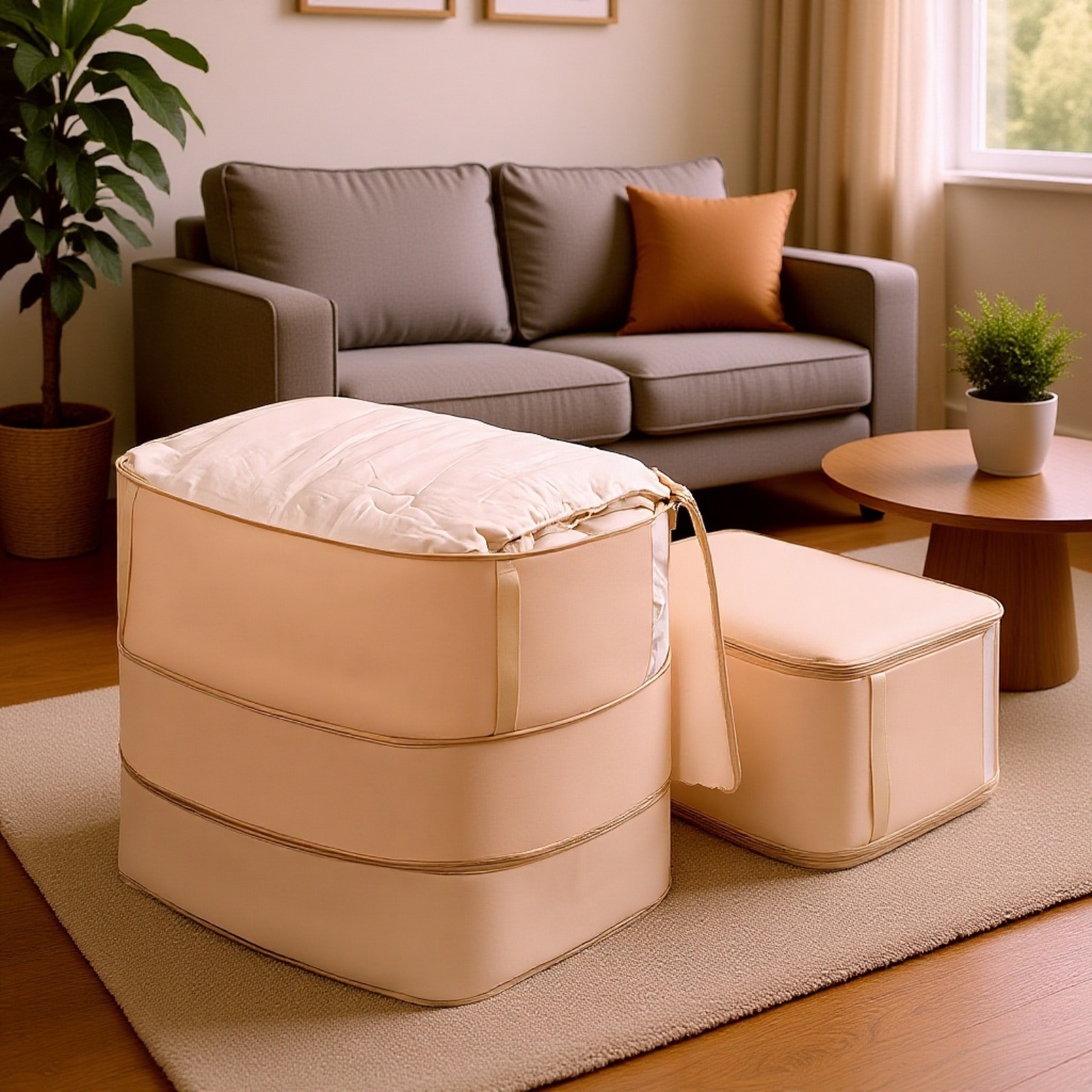 Große Kapazität Aufbewahrungstasche aus robustem Twill