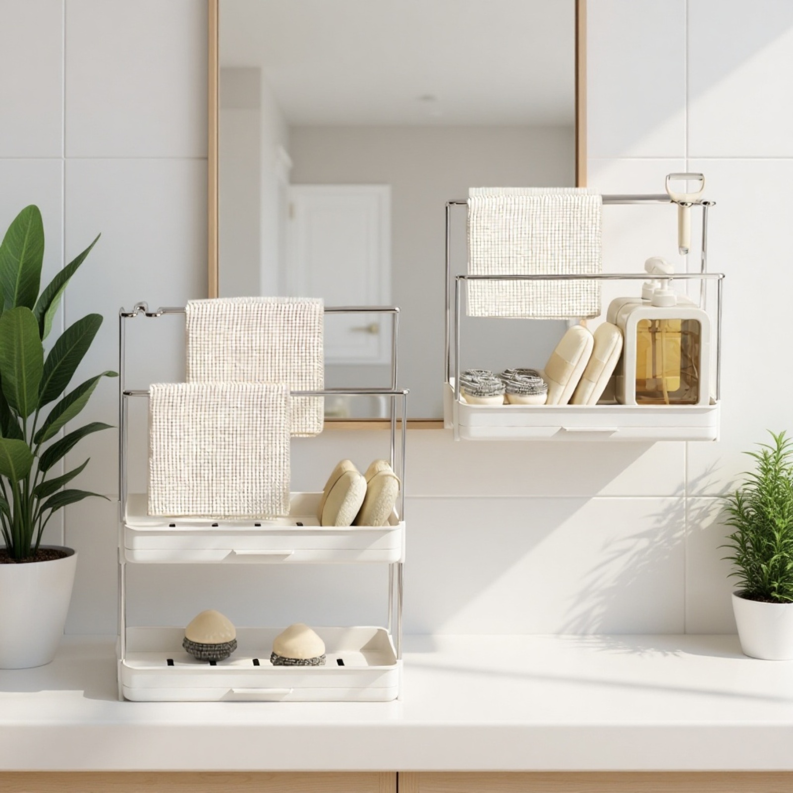 Multifunktionaler Lappenständer für die Küche