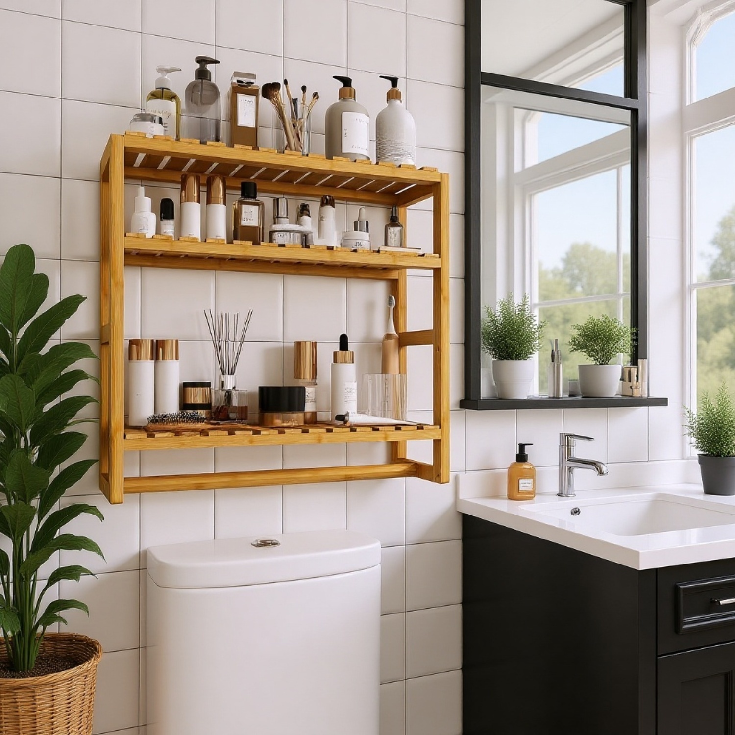 Wandregal Badezimmer Schlafsaal Starke tragende Veranda Massivholz Lagerregal Küche Gewürzflaschenre