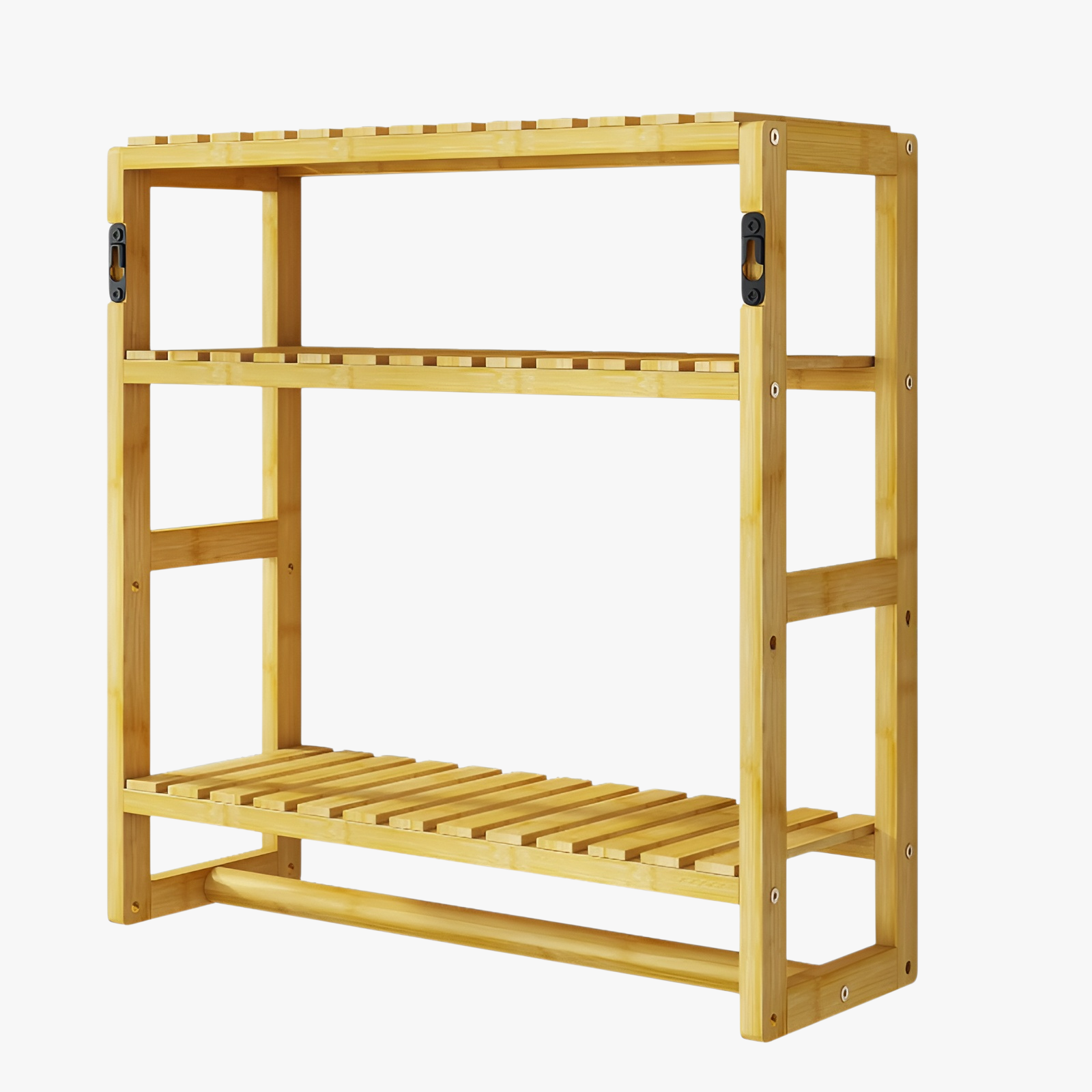 Wandregal Badezimmer Schlafsaal Starke tragende Veranda Massivholz Lagerregal Küche Gewürzflaschenre