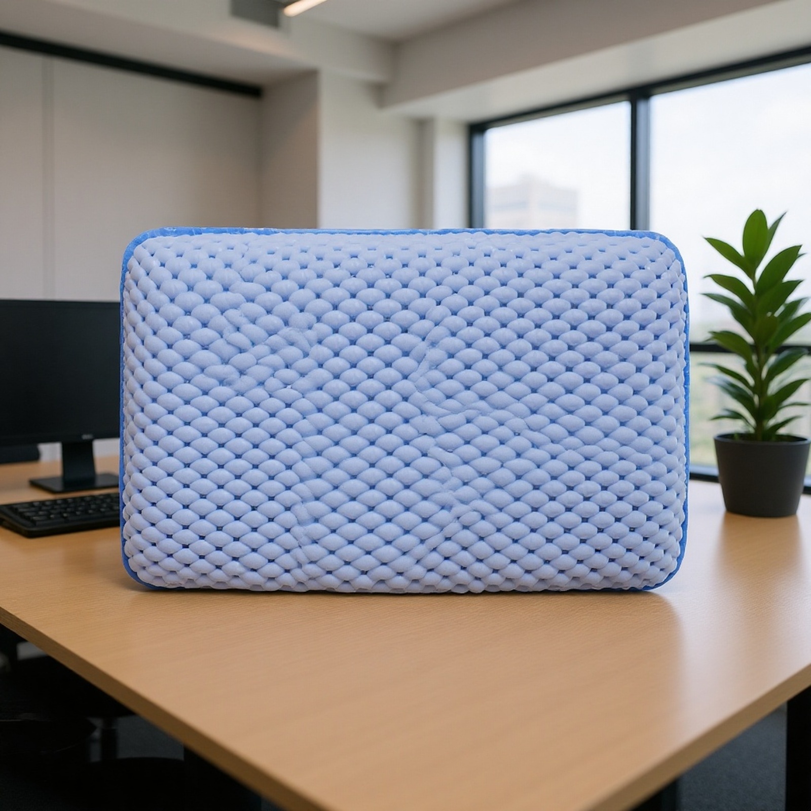 Badewannenkissen Kissen wasserdicht mit Saugnapf Home Hotel Badezimmer Spa Kissen PVC-Schaum