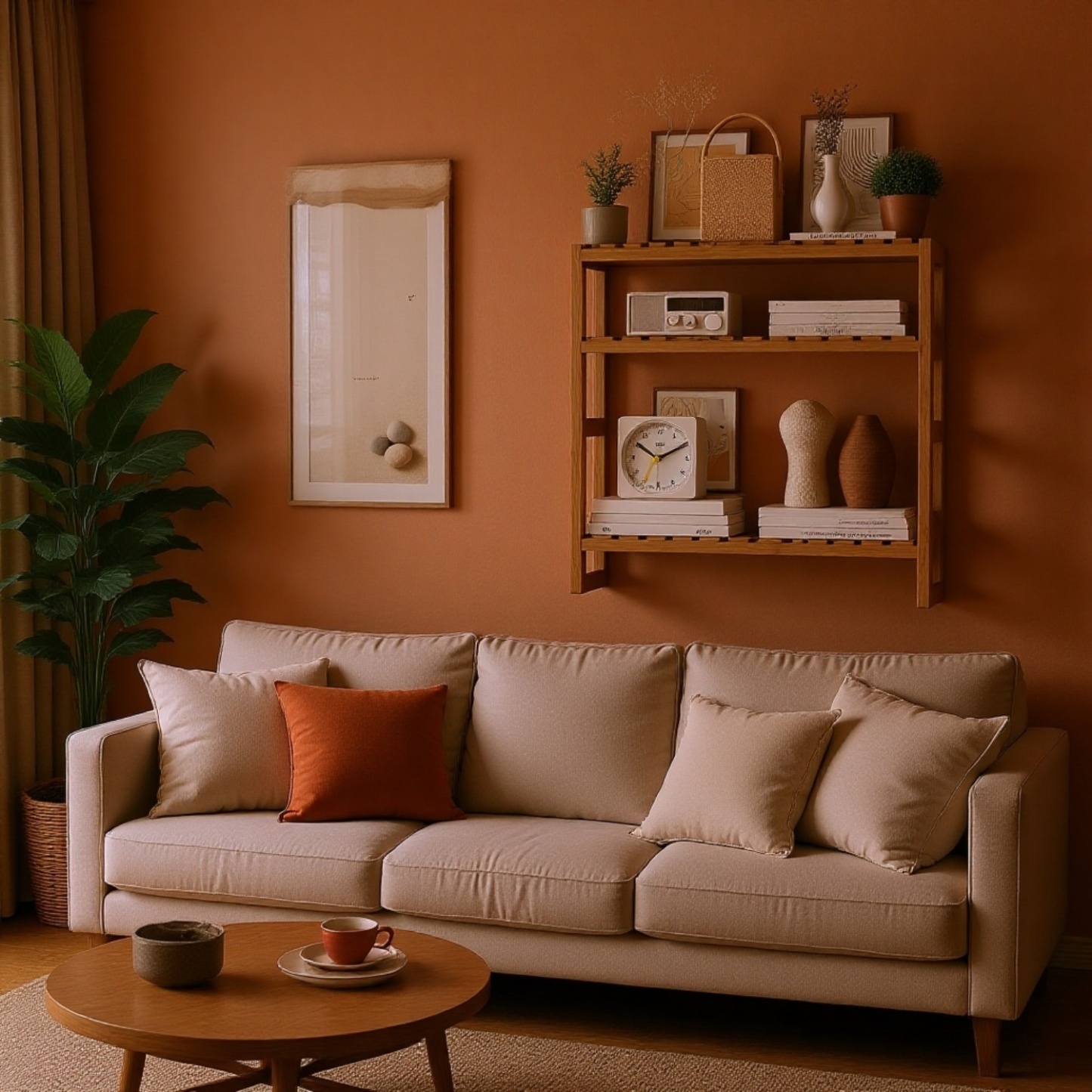 Wandregal Badezimmer Schlafsaal Starke tragende Veranda Massivholz Lagerregal Küche Gewürzflaschenre