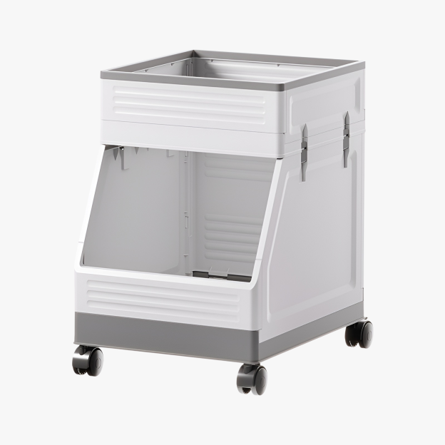 Faltbares Lagerregal unter dem Schreibtisch, Aufbewahrungsregal für Aktentaschen am Arbeitsplatz, do