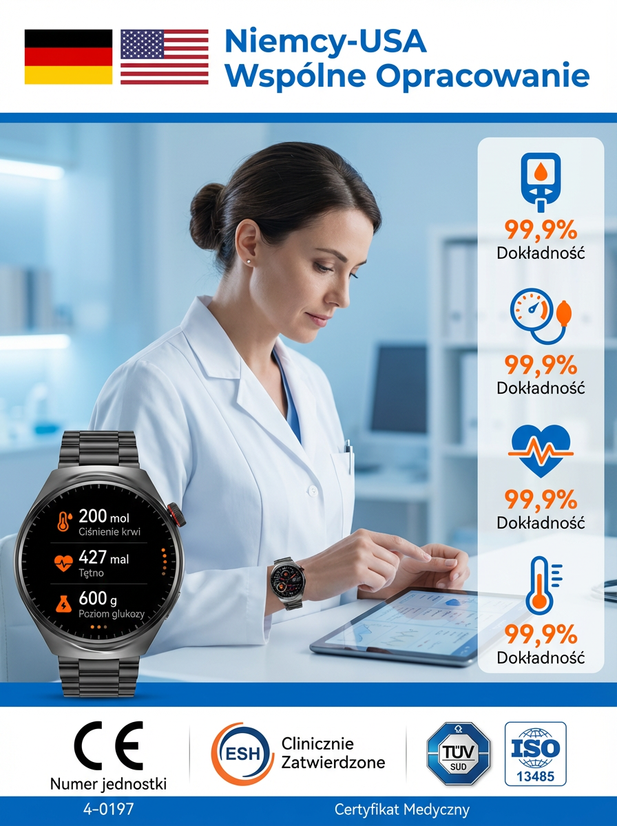 ⭐ Rekomendowany przez Lekarzy: Najbardziej Precyzyjny Smartwatch 2026 🏆