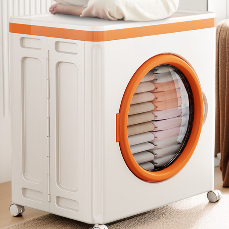 Składany pojemnik na ubrania – widok z góry, duża pojemność