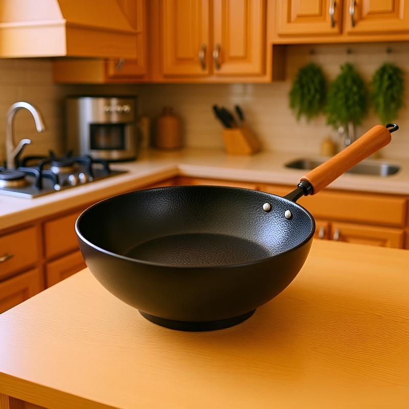 Household iron pot with nonstick coating
