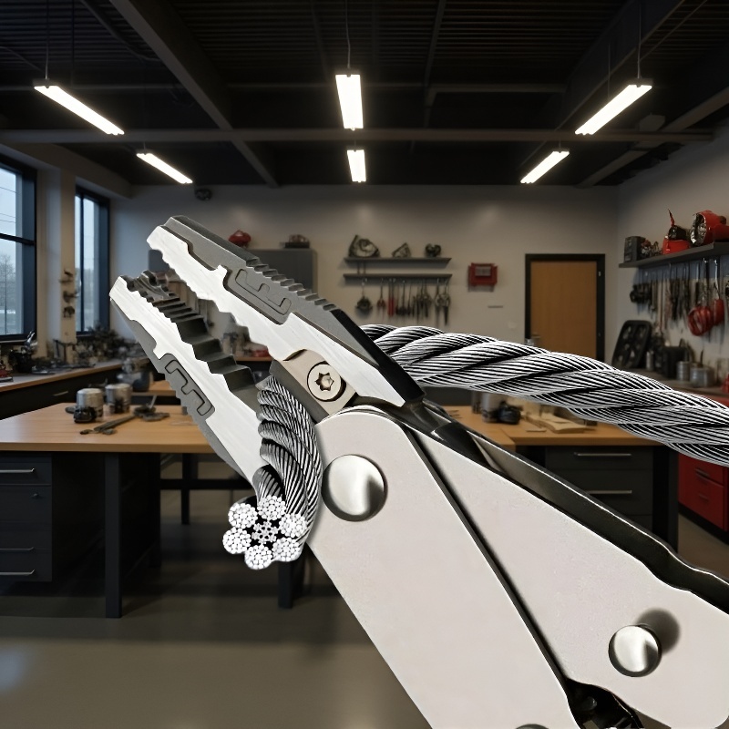 Steel wire pliers twocolor multifunctional deformable dualpurpose