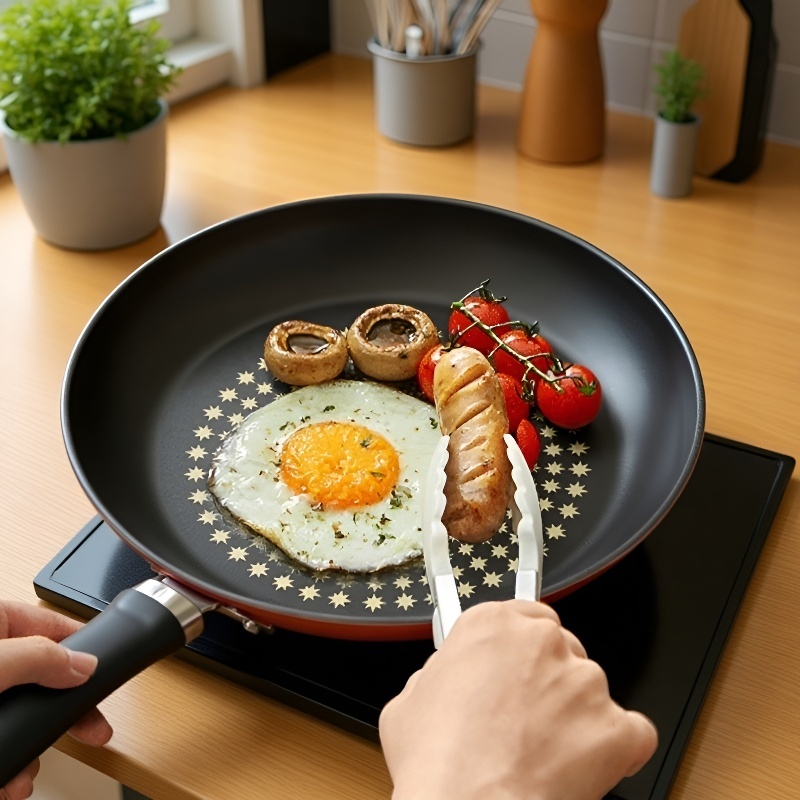 Household frying pan poly oil crystal diamond pan dualpurpose frying pan nonstick pan pan