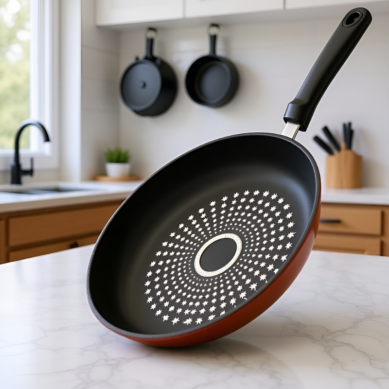 Household frying pan poly oil crystal diamond pan dualpurpose frying pan nonstick pan pan