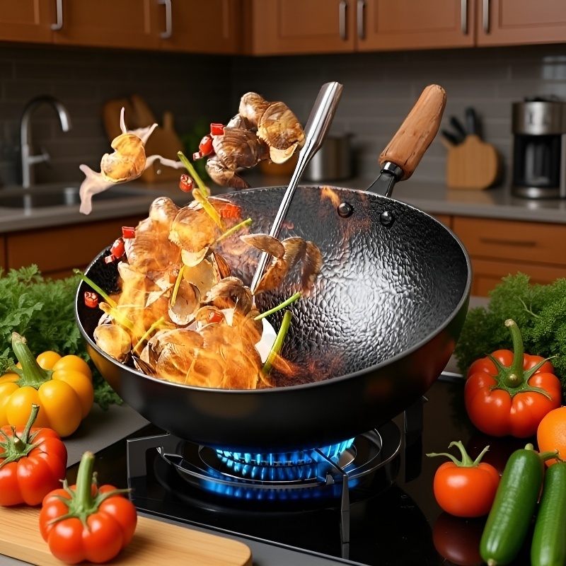Household iron pot with nonstick coating