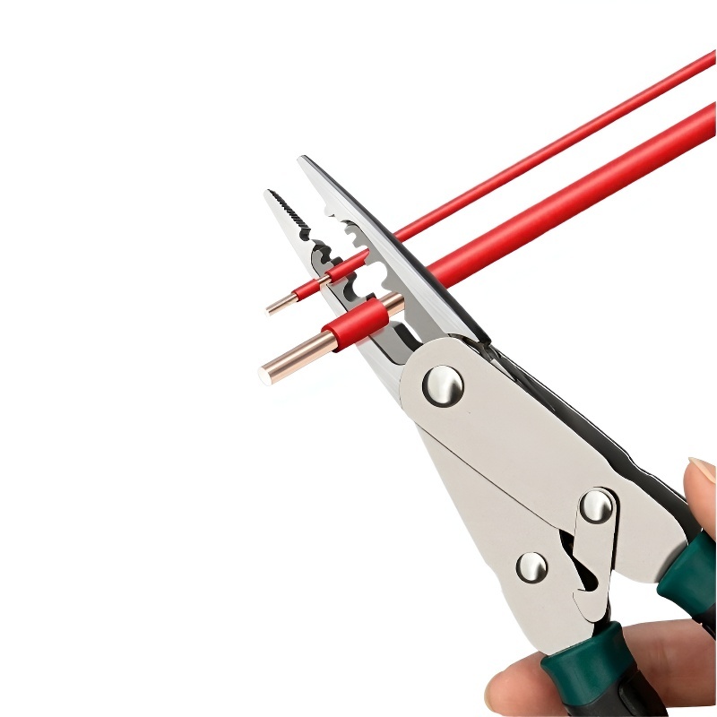 Steel wire pliers twocolor multifunctional deformable dualpurpose