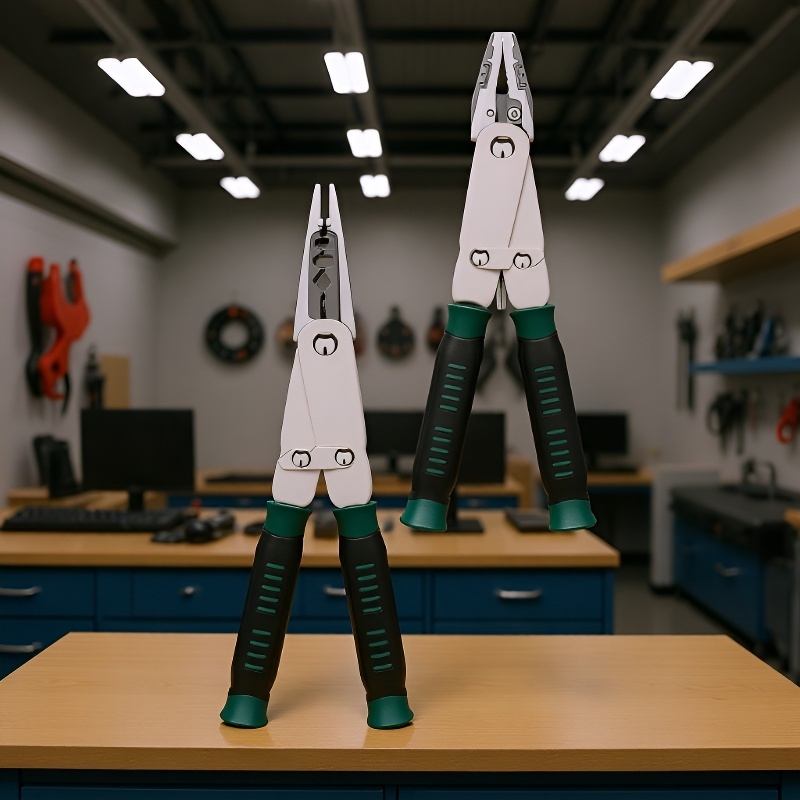 Steel wire pliers twocolor multifunctional deformable dualpurpose