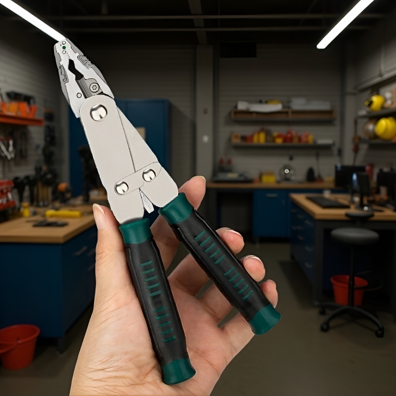 Steel wire pliers twocolor multifunctional deformable dualpurpose