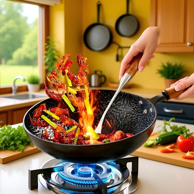 Household iron pot with nonstick coating
