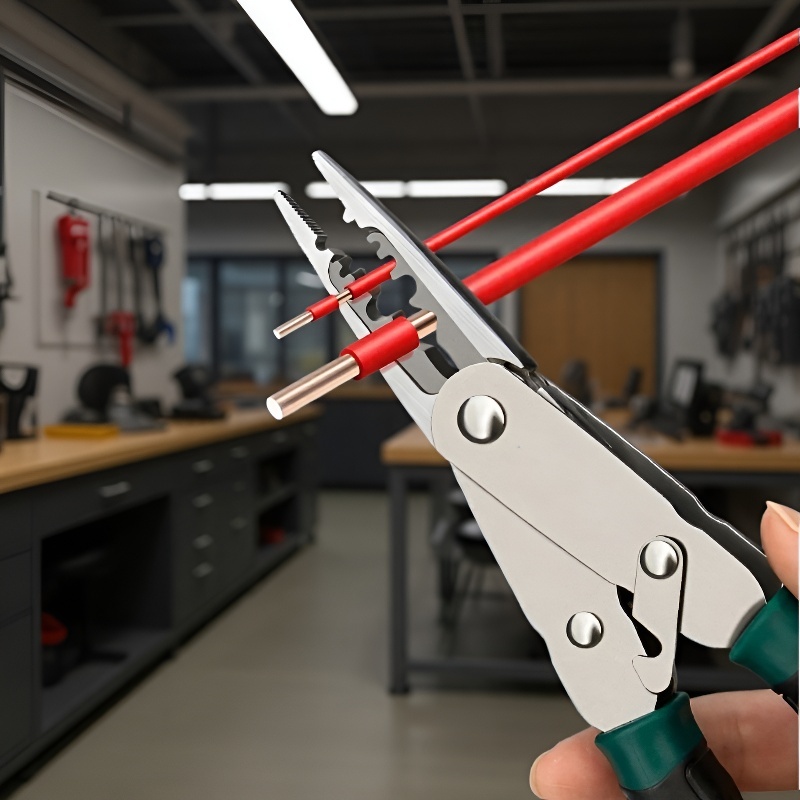 Steel wire pliers twocolor multifunctional deformable dualpurpose