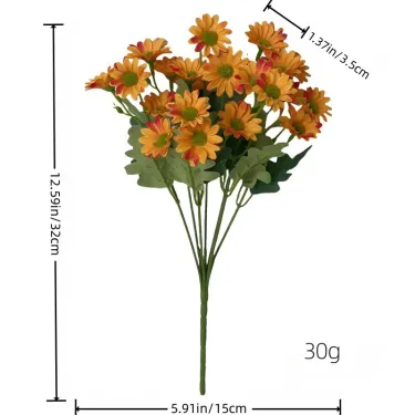 ⏰Промо оферта! Изкуствени маргаритки – декор, фото аксесоар и творчески DIY