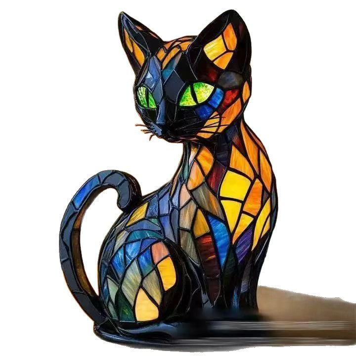 ✨Най-добрият подарък, който всеки любител на котки ще обожава: игрив, ръчно изработен светилник, който озарява дома ви (и сърцето ви)!