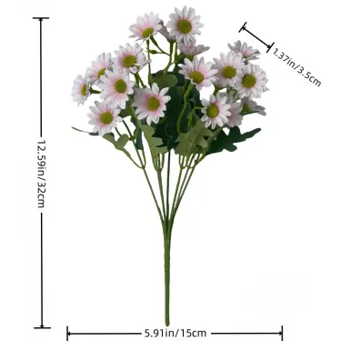 ⏰Промо оферта! Изкуствени маргаритки – декор, фото аксесоар и творчески DIY