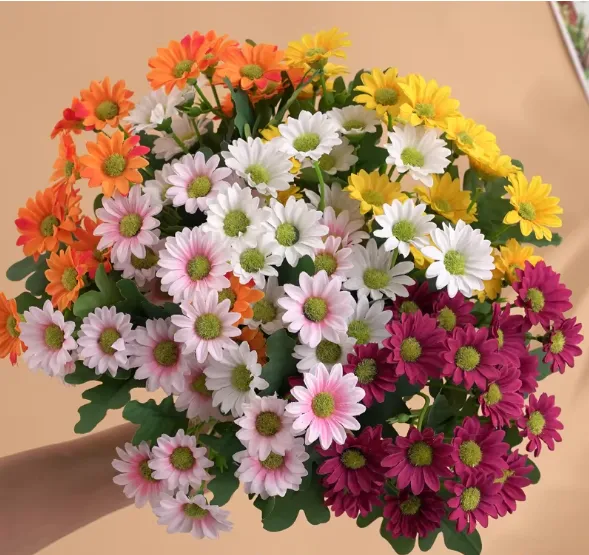 ⏰Промо оферта! Изкуствени маргаритки – декор, фото аксесоар и творчески DIY