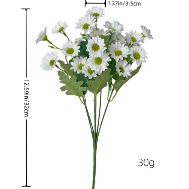 ⏰Промо оферта! Изкуствени маргаритки – декор, фото аксесоар и творчески DIY