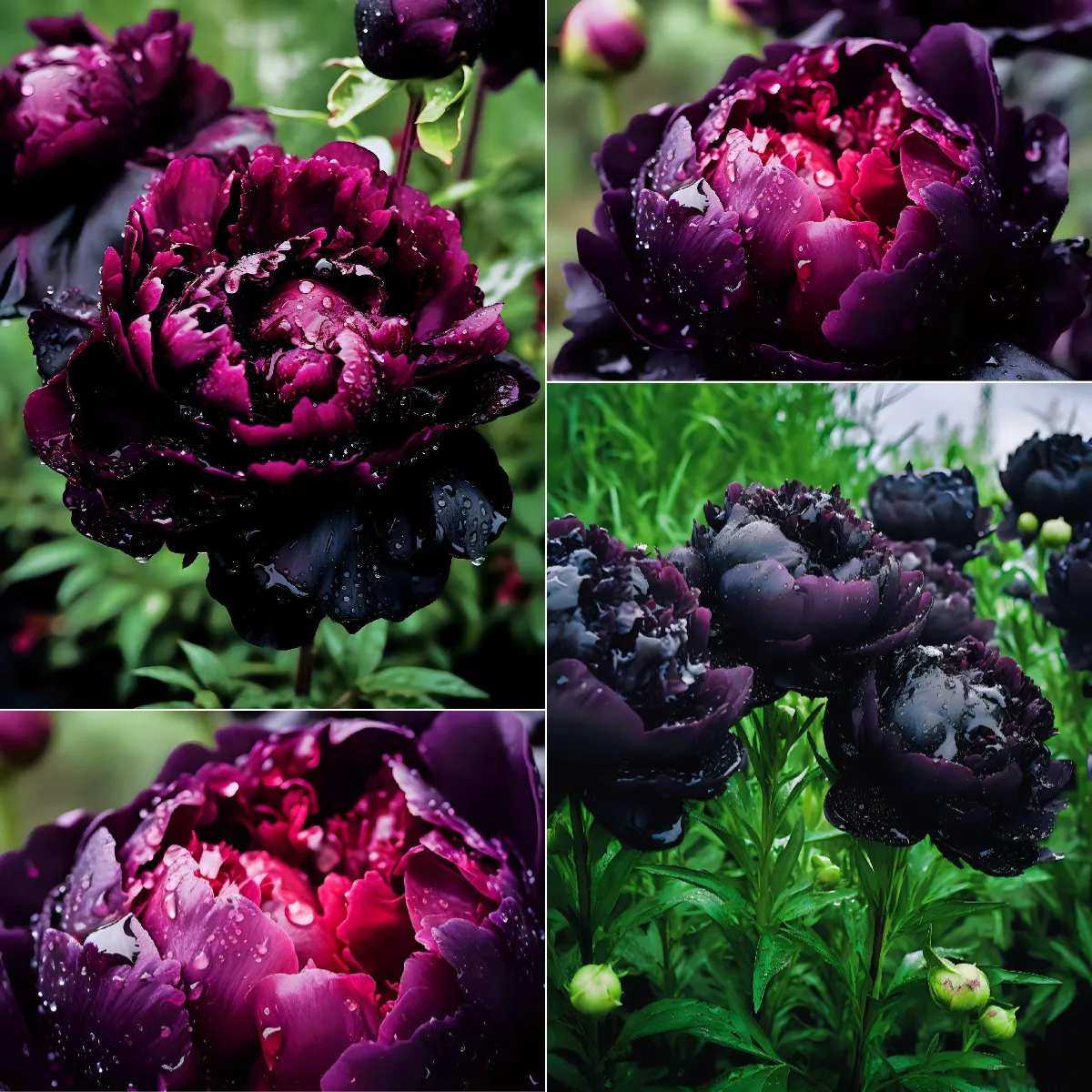 Black Beauty Pfingstrosen-Blumensamen