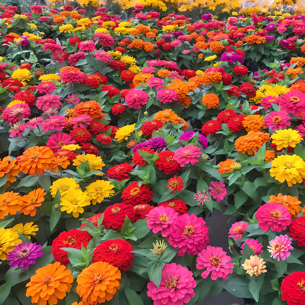 🔥HOT SALE🌺Double Zinnia Mixed Color Seeds