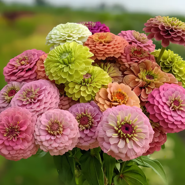 🔥HOT SALE🌺Double Zinnia Mixed Color Seeds