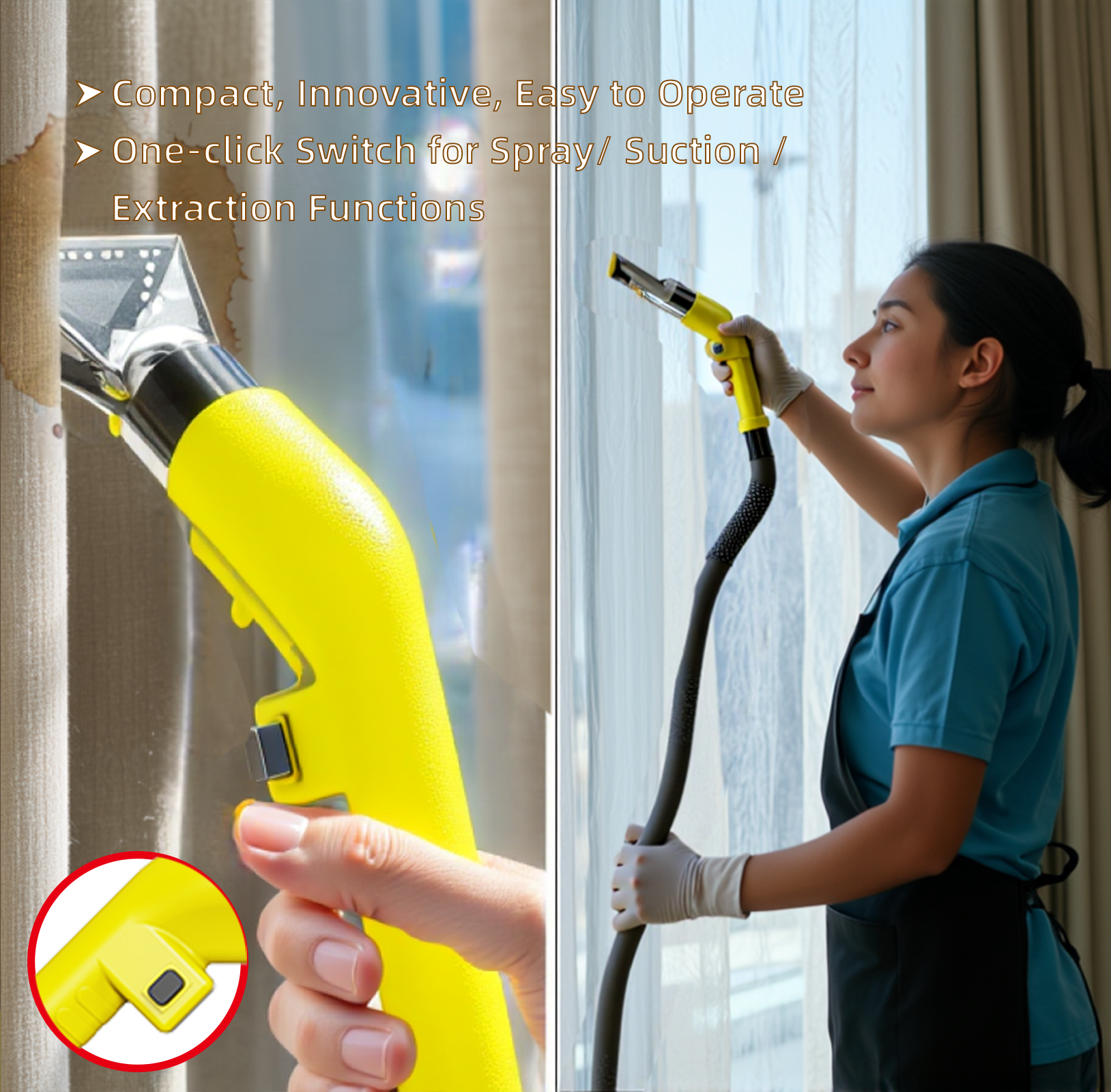 LEVARDOS® Professional Hot Water & Steam Leather Polish & Upholstery Cleaner