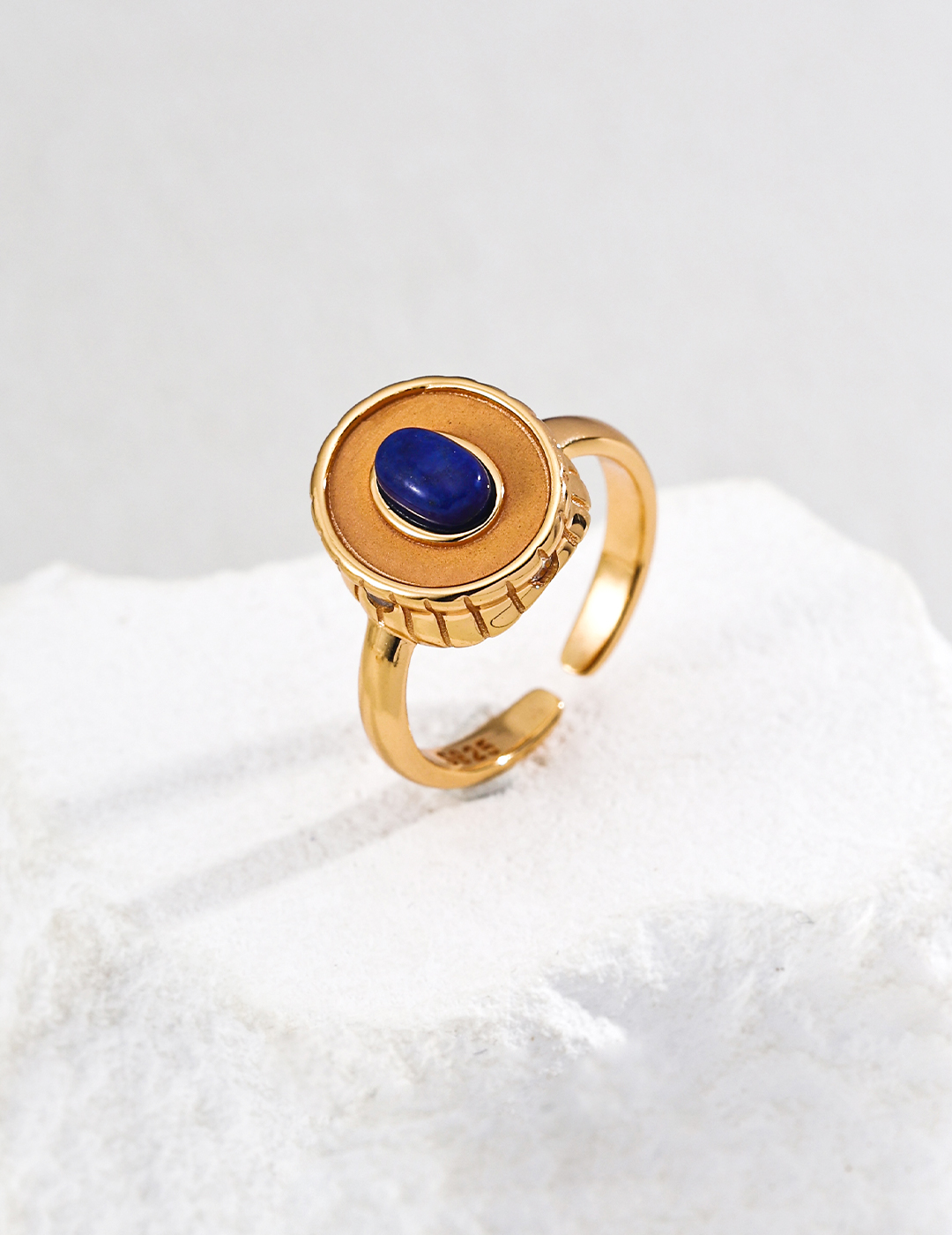 Sterling silver lapis lazuli/agate/turquoise ring