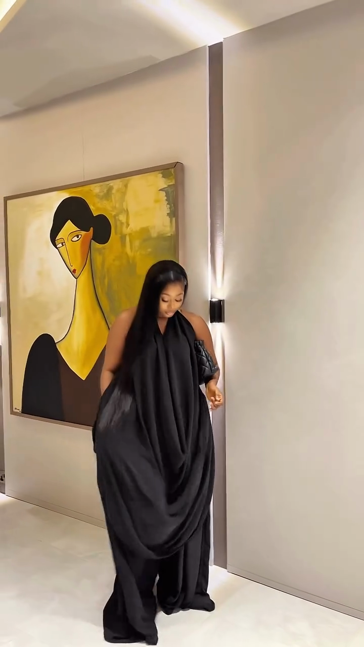 Backless ruffled top and wide-leg pants set-Trafni